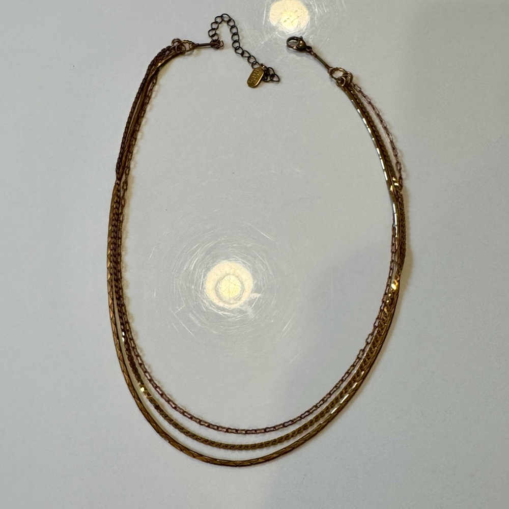 Triple Layered Adjustable Necklace